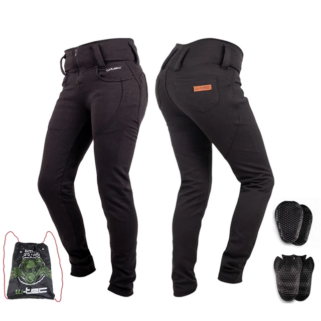 W-TEC Wombutta Damen-Moto-Leggings - schwarz