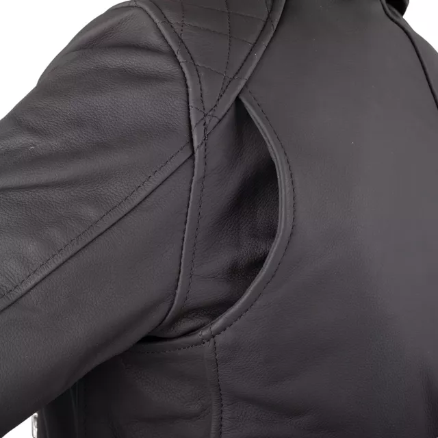 W-TEC Brinea Damen Motorrad Lederjacke