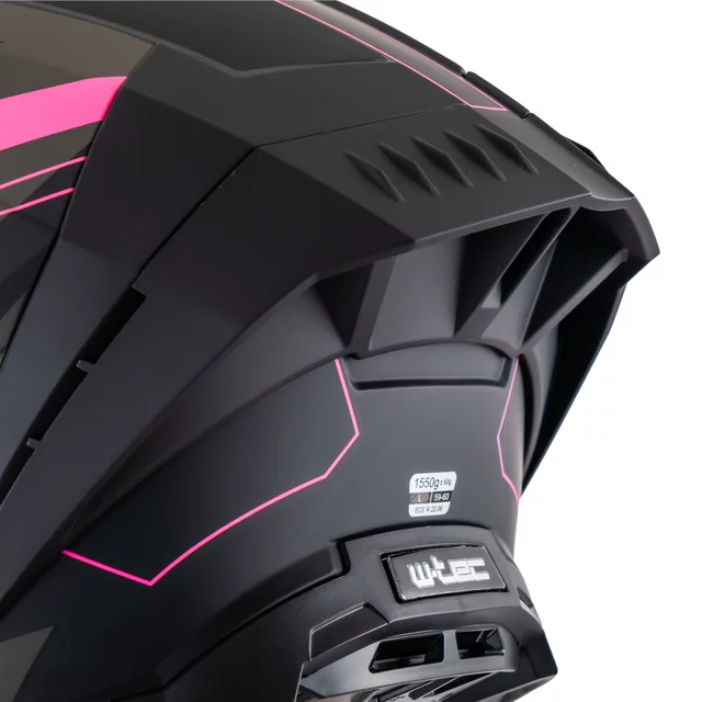 W-TEC Voltik Shockrose Motorradhelm - rosa