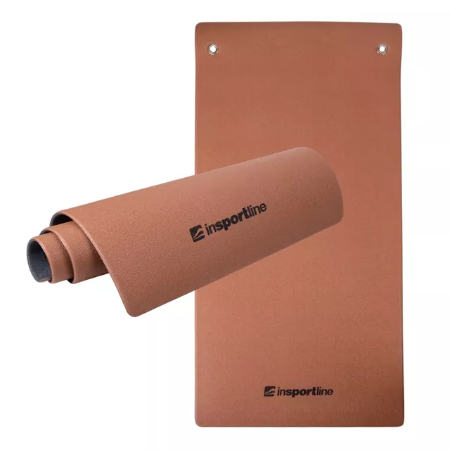 inSPORTline Aero Advance 120 x 60 cm Fitness Matte - mocha mousse-šedá