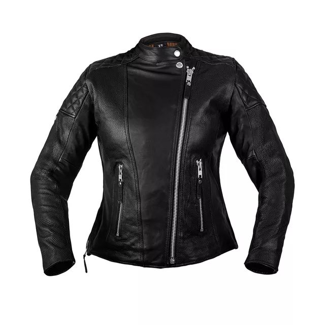 W-TEC Mantura Damen Lederjacke - dunkelbraun