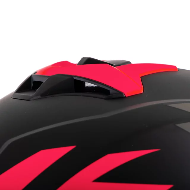 W-TEC Voltik Graphic Motorradhelm - Rot