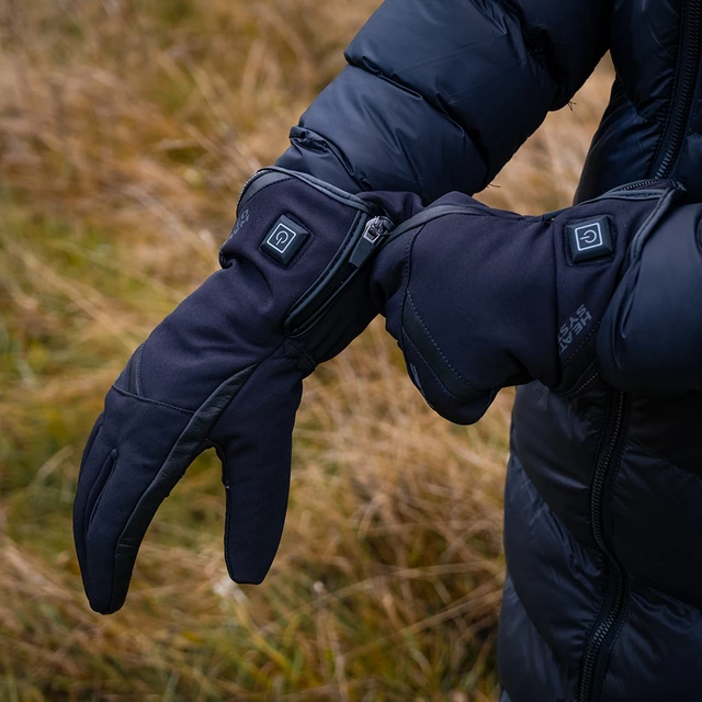 W-TEC HEATnoir Beheizte Motorrad- und Skihandschuhe