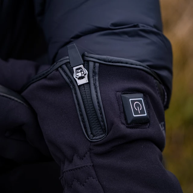 W-TEC HEATnoir Beheizte Motorrad- und Skihandschuhe