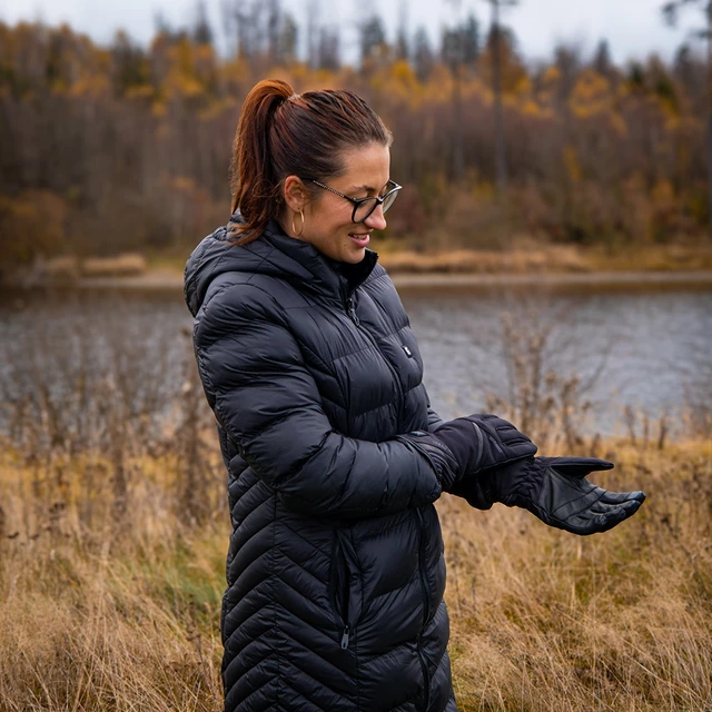 W-TEC HEATnoir Beheizte Motorrad- und Skihandschuhe