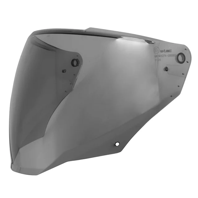 Ersatzvisier für den W-TEC Voltik-Helm - dunkel - dunkel