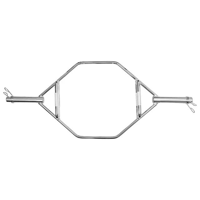 Hex Olympic Schaft inSPORTline Hexlif 140cm/50mm - 21,8kg - bis zu 200kg - mit Klemmen