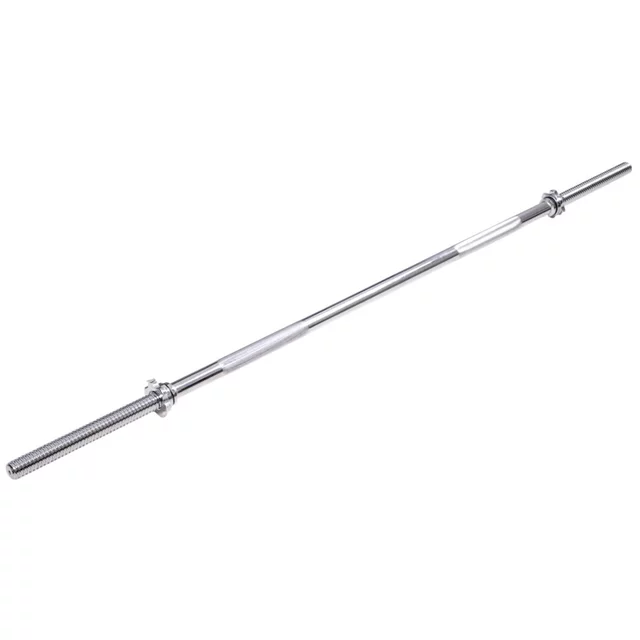 inSPORTline Welerty gerade 180cm/30mm Hantelstange - mit Gewinde und Klemmen