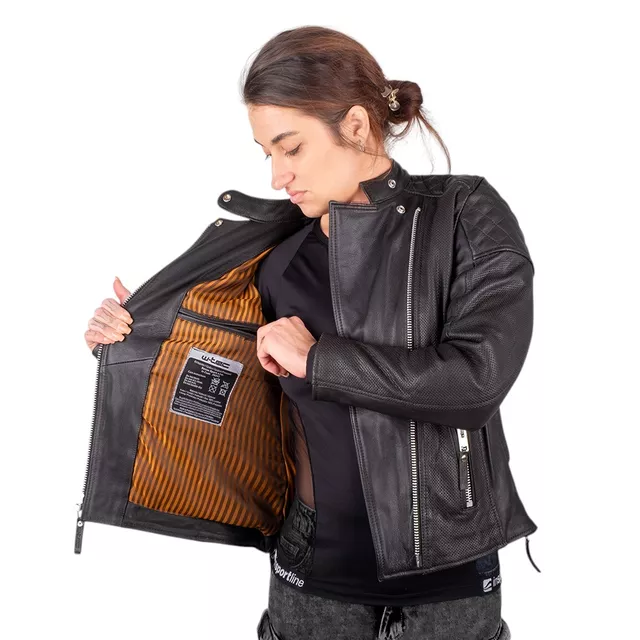 W-TEC Mantura Damen Lederjacke