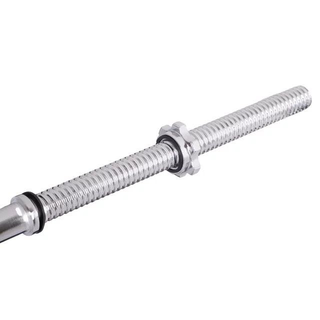 Hantelstange inSPORTline Welenorty gerade 220cm/30mm - mit Gewinde und Klemmen