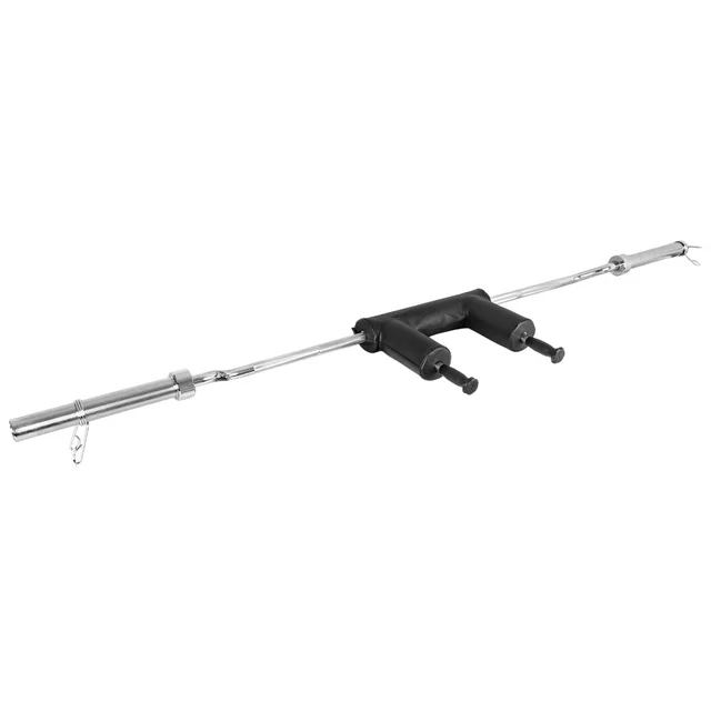 Olympischer Squat-Schaft inSPORTline Squabar 239,3cm/50mm - 25,5kg - bis zu 317kg - mit Klemmen