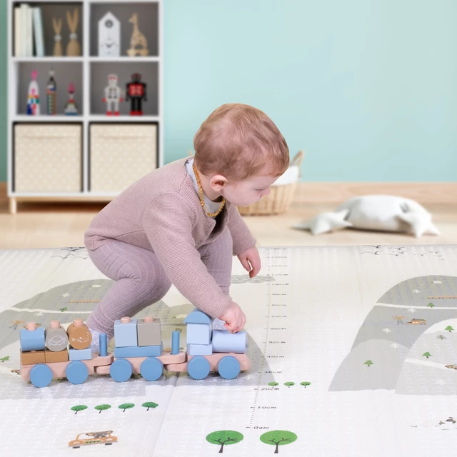 Faltbare Kindermatte inSPORTline Michlino 180x160x1,2 cm