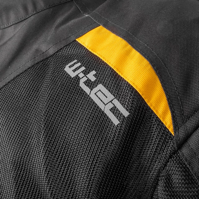 W-TEC Tosheck Herren Sommer Moto Jacke - schwarz-gelb