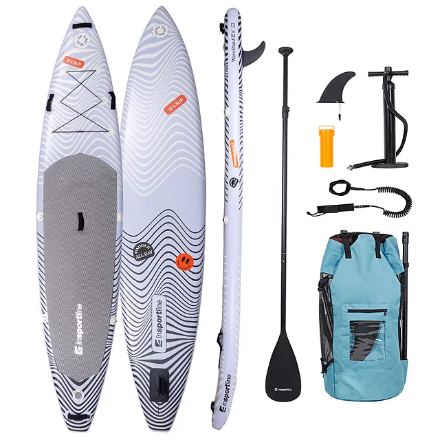Paddleboard mit Zubehör inSPORTline WaveShard 12'6"