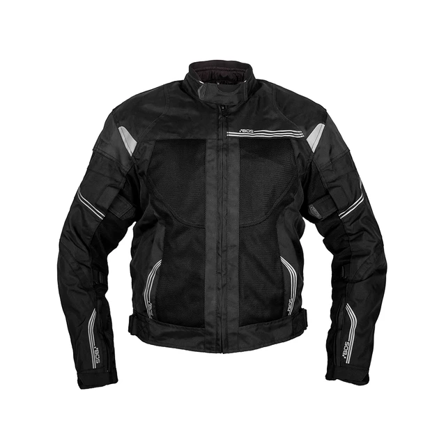 Herren-Sommer-Motojacke BOS Hobart - schwarz