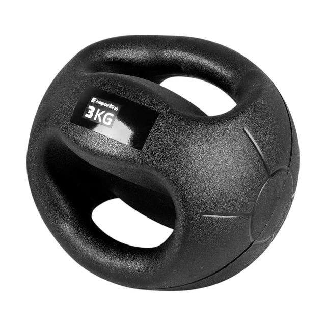 inSPORTline Grab Me 3 kg Medizinball mit Griffen