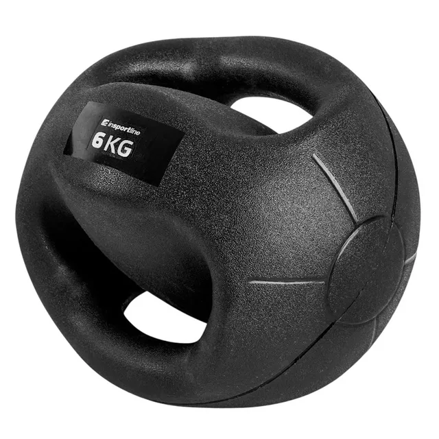 inSPORTline Grab Me 6 kg Medizinball mit Griffen