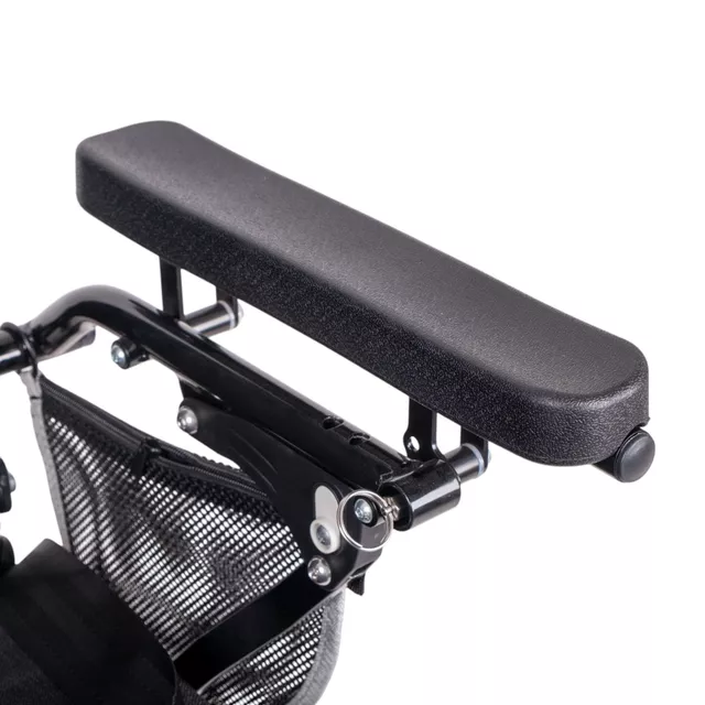 inSPORTline Hawkie Evo II Elektrorollstuhl mit verstellbarer Rückenlehne 700W - silber