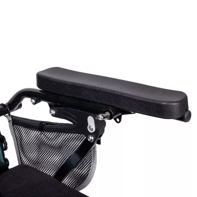 inSPORTline Hawkie Evo II Elektrorollstuhl mit verstellbarer Rückenlehne 700W - silber