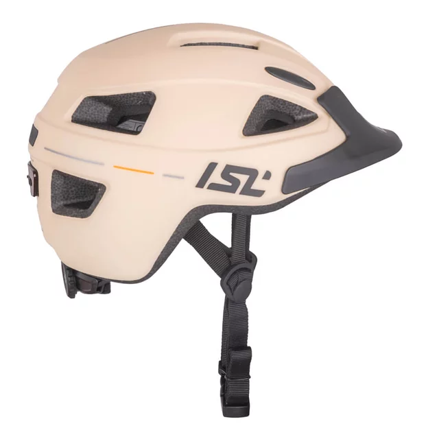 Kinder-Fahrradhelm mit LED-Licht ISL Lumiro - Blush Pink