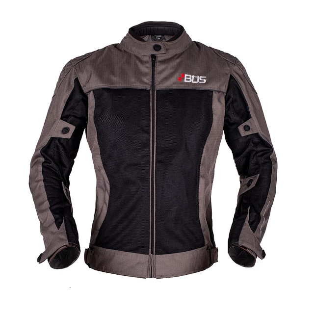 Damen-Motojacke BOS Sunshine - schwarz - Grau