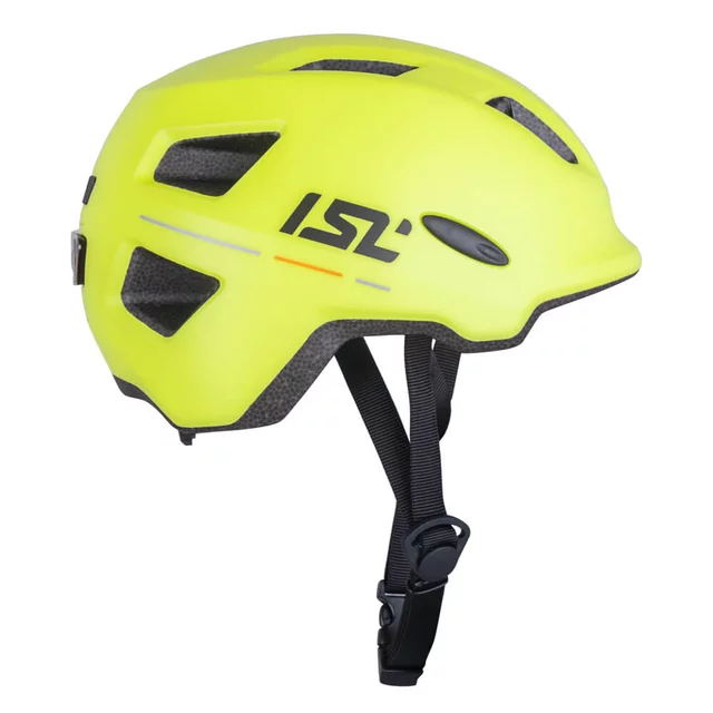 Kinder-Fahrradhelm mit LED-Licht ISL Lumitto - Pearl Weiss