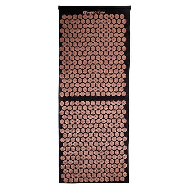 inSPORTline AKU-1000 Akupressurmatte 125 x 50 cm - černá-mocha mousse