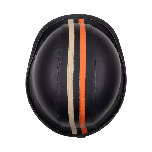 Retro offener Motorradhelm Sodager Stripes