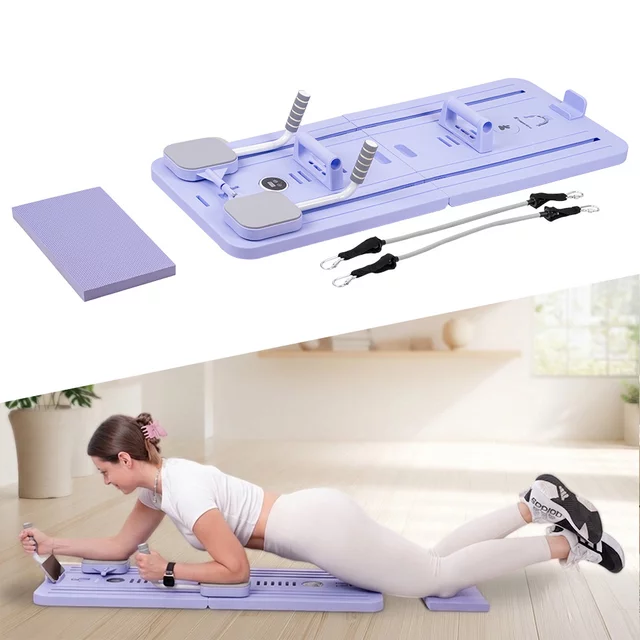 Pilates reformer inSPORTline Trancer Basic - lila