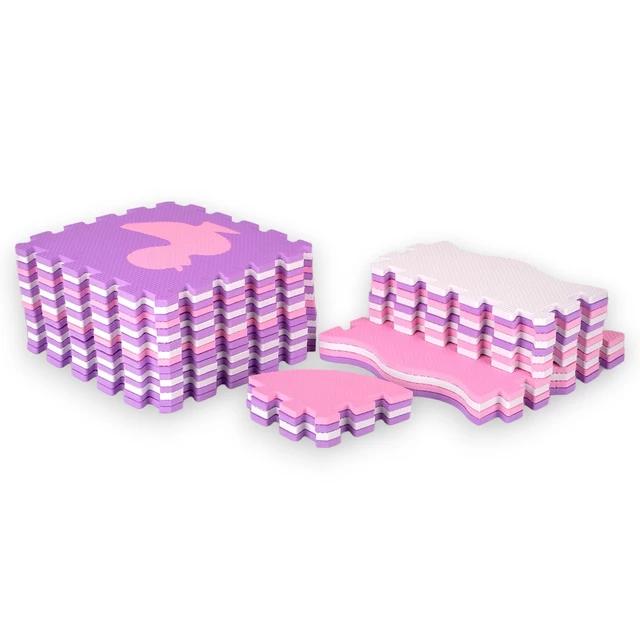 Schaumstoffpuzzle mit Laufstall inSPORTline Burgino 30,5x30,5x1 cm, 36St.