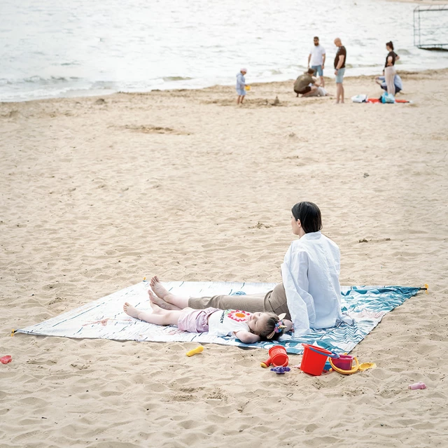 Picknickdecke inSPORTline Maritino 208x197 cm - želva