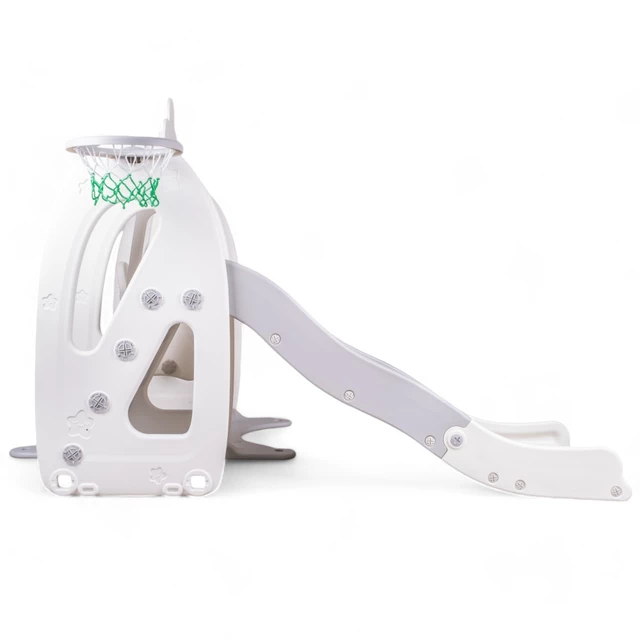 Kinderrutsche mit Schaukel und Korb inSPORTline Nebelino