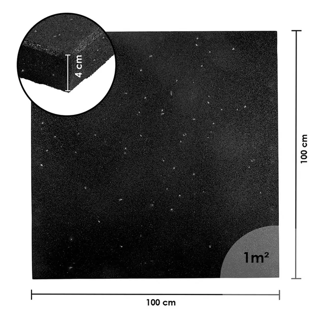 Gewichtsmatte inSPORTline Proteko Plus Dot 100x100x4 cm