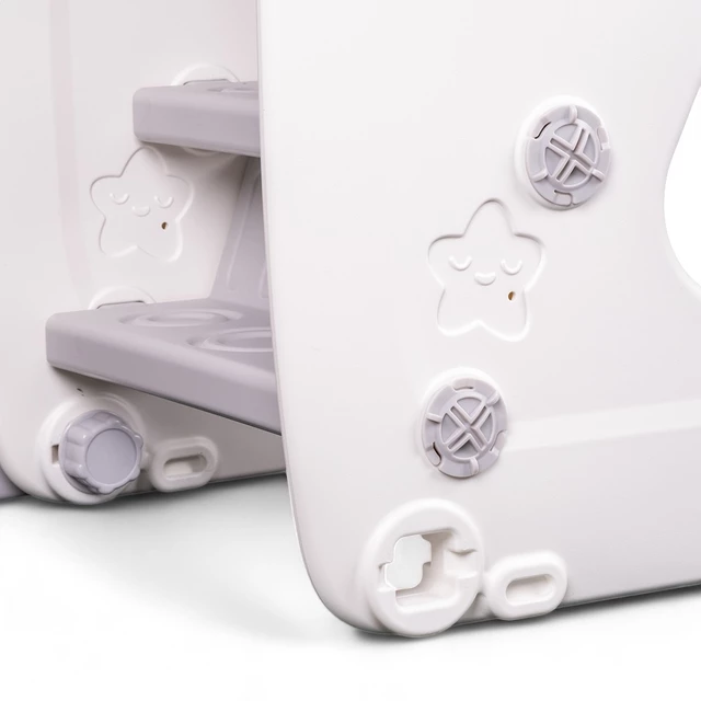 Kinderrutsche mit Schaukel und Korb inSPORTline Nebelino