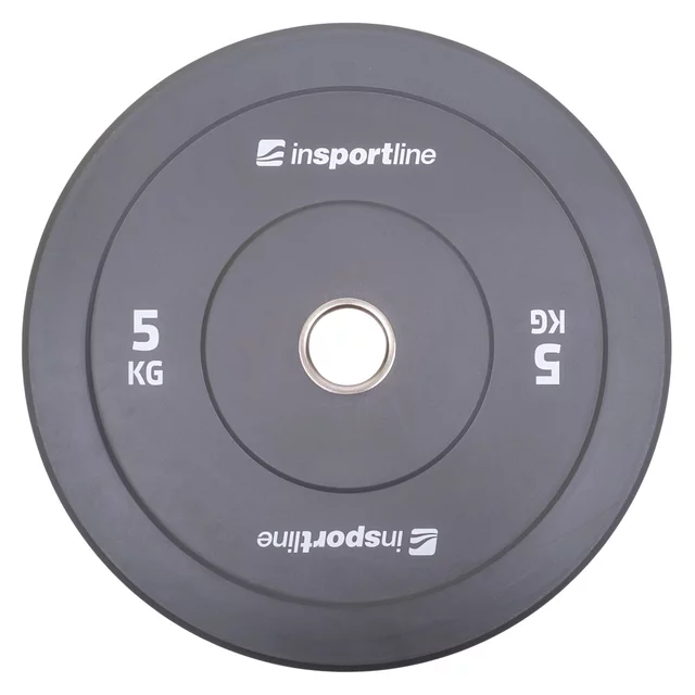 Set mit 2x5 Stück Gummischeiben inSPORTline Bumper Plate Go, 2 x 5–25 kg, 50 mm