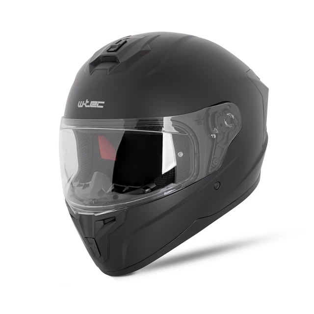 W-TEC Buenaventa Reise-Helm - šedá lesk - mattschwarz