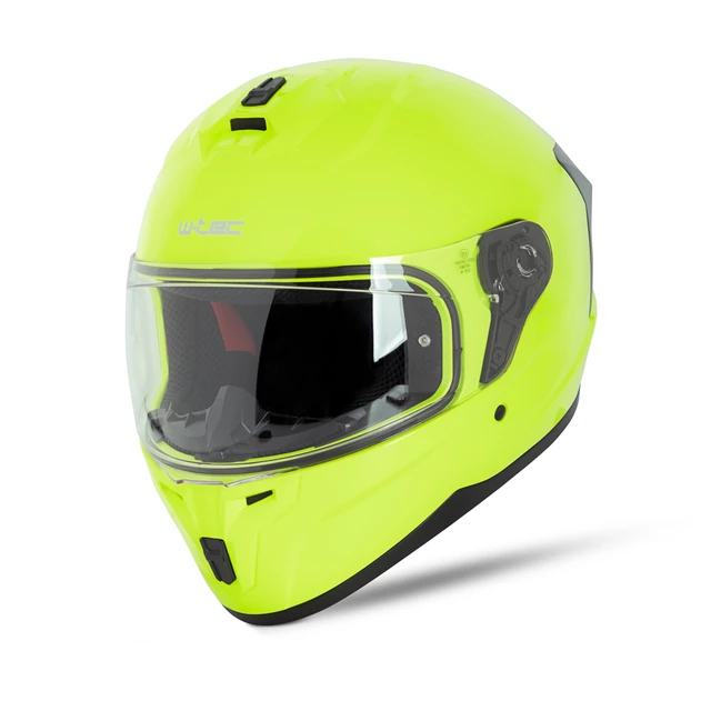 W-TEC Buenaventa Reise-Helm - šedá lesk - fluo žlutá lesk