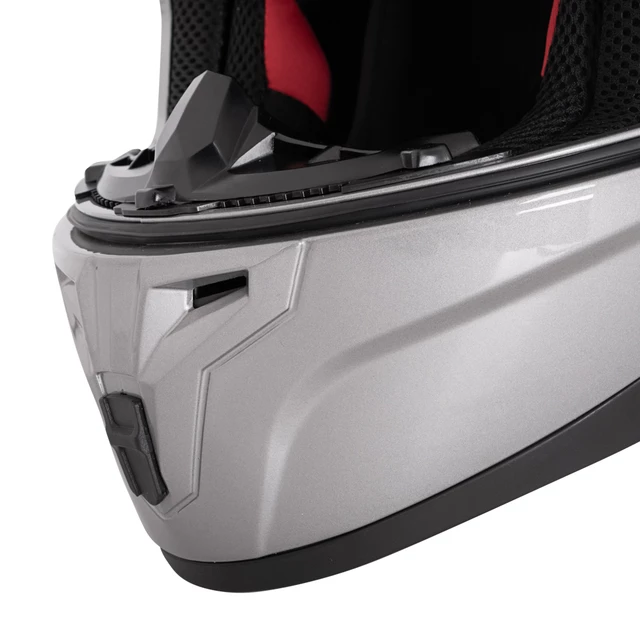 W-TEC Buenaventa Reise-Helm - šedá lesk