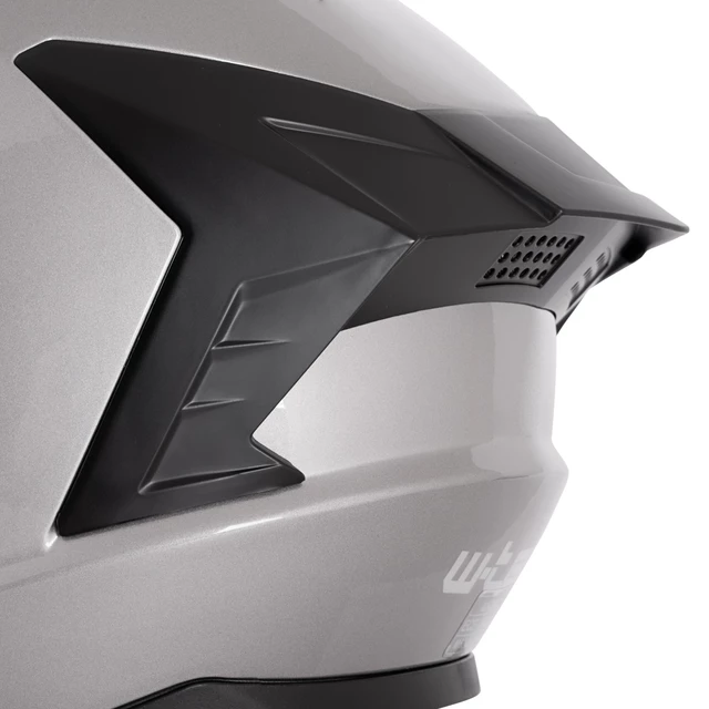 W-TEC Buenaventa Reise-Helm - šedá lesk