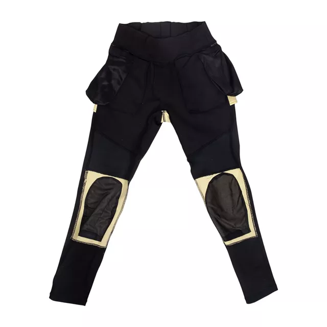 W-TEC Lukrecia Damen-Moto-Leggings - schwarz