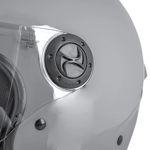 W-TEC Baraldo Open Helm - matt grau