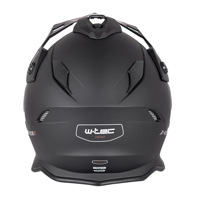 W-TEC Valso Motorrad-Helm - schwarz