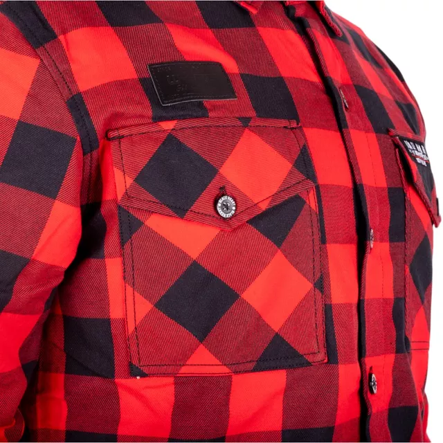 W-TEC Black Heart Respector II Hemd - černá s modrým pruhem