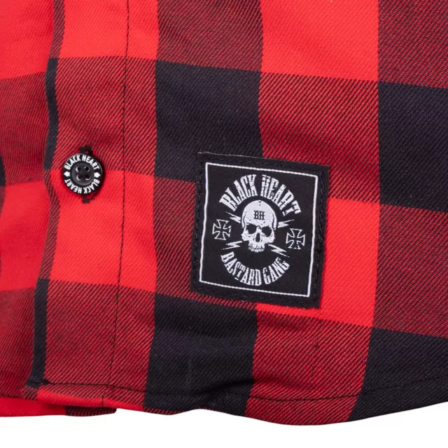 W-TEC Black Heart Respector II Hemd - černá s modrým pruhem