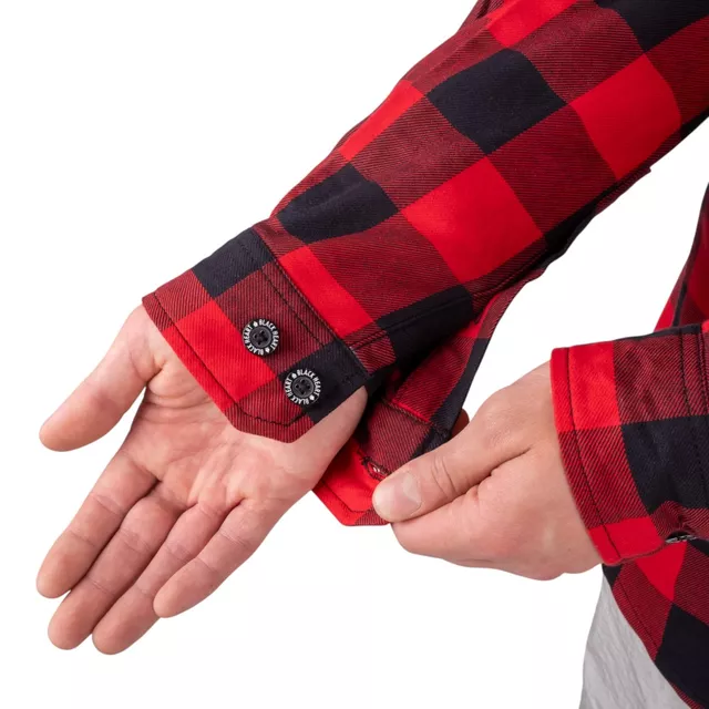 W-TEC Black Heart Respector II Hemd - černá s modrým pruhem