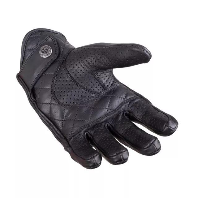 W-TEC Black Heart Rookah Leder-Motorradhandschuhe