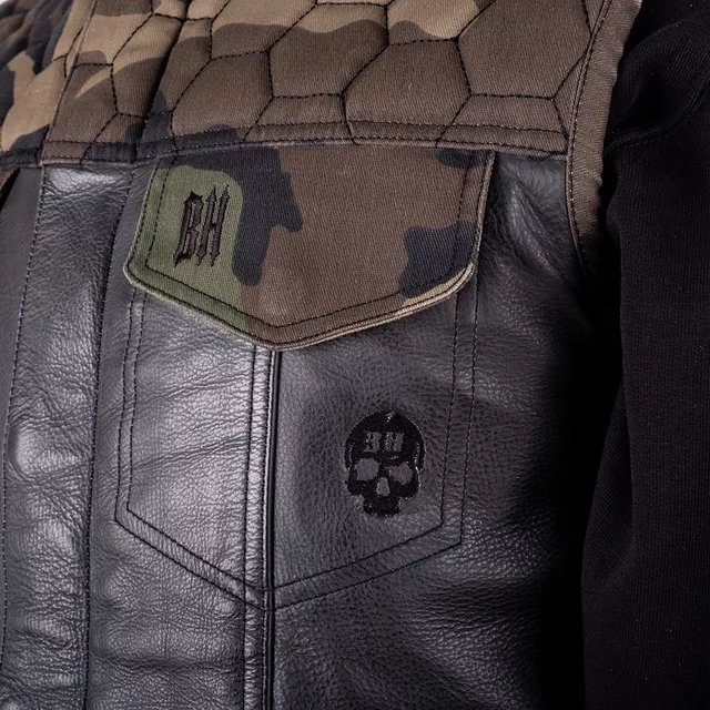 Motorradweste W-TEC Black Heart Regimento - tmavě šedá-kamufláž