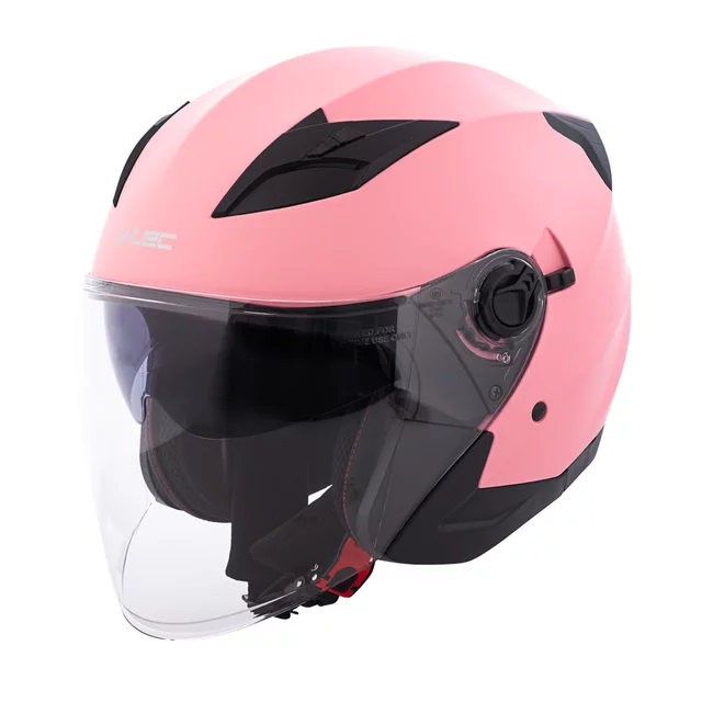 W-TEC Barcela Carmesi Offener Helm - rot - rosa