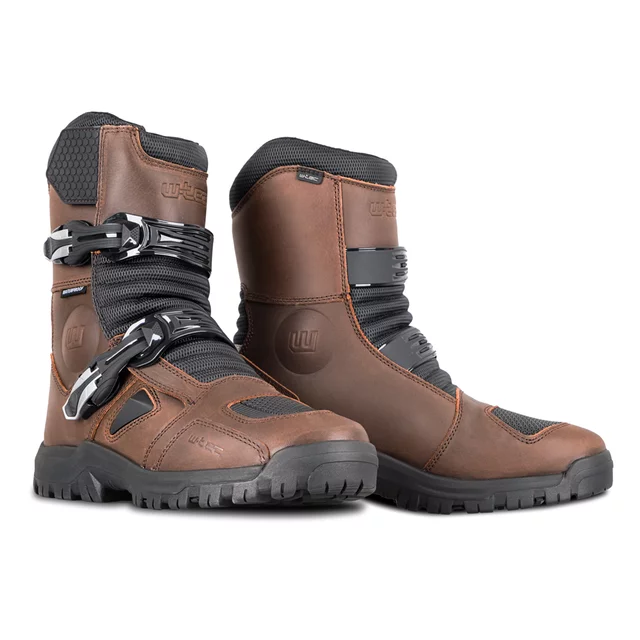 W-TEC Lougamax CE Motorradstiefel - braun - braun