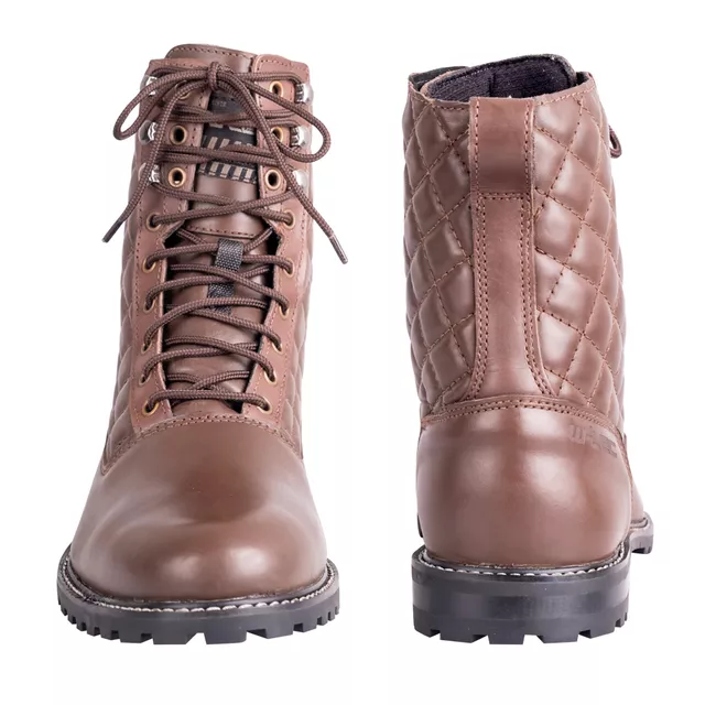 W-TEC Leocia Braun Damen-Moto-Stiefel - braun